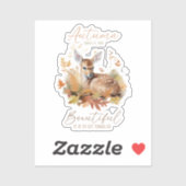 物事を秋に運ぶ シール (シート)