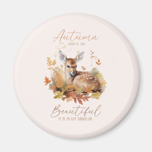 物事を秋に運ぶ マグネット (正面)