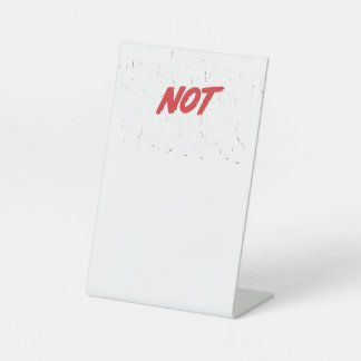 物事を言い訳せずに調整する 台座サイン