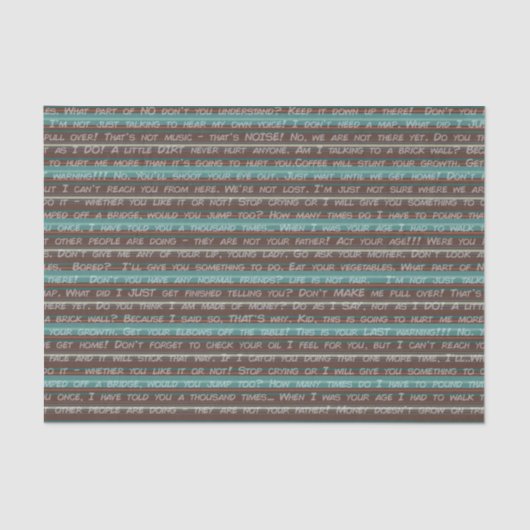 物事パパはに対して俗に言うストライプ 薄葉紙 (正面)