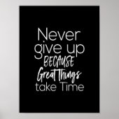 物事与えが時間を要素晴らしする ポスター (正面)