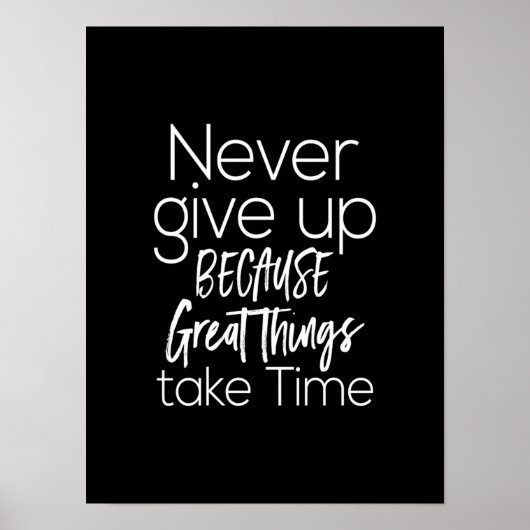 物事与えが時間を要素晴らしする ポスター (正面)