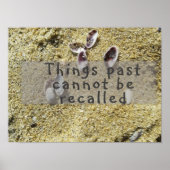 物事過去は知恵のポスターを思い出せない ポスター (正面)