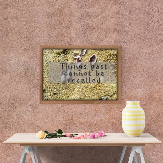 物事過去は知恵のポスターを思い出せない ポスター