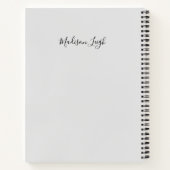 物今日やるべきよ台本あなたの名前を後ろに ノートブック (裏面)