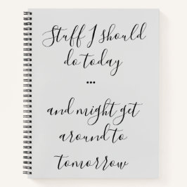 物今日やるべきよ台本あなたの名前を後ろに ノートブック