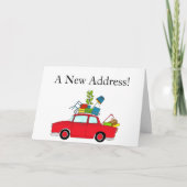 物付き車New address card 案内状 (正面)