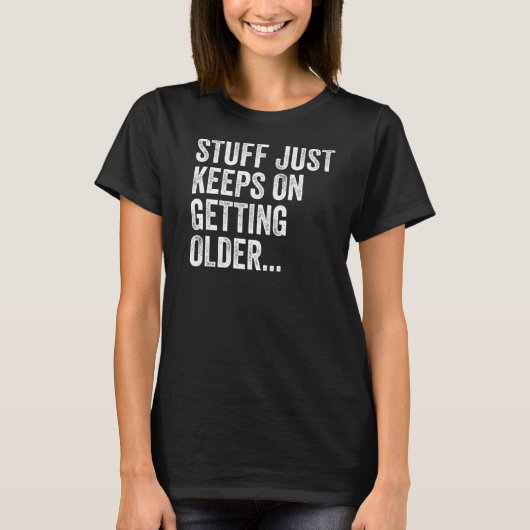 物保は古い皮肉レトロを得る Tシャツ (正面)