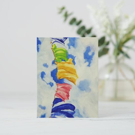 物干しお洒落芸 ポストカード (スタンド正面)