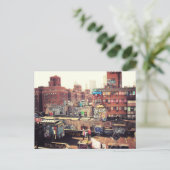 物干しと落書き ポストカード (スタンド正面)