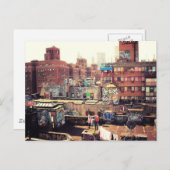 物干しと落書き ポストカード (正面/裏面)