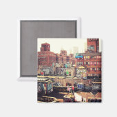 物干しと落書き マグネット (正面/裏面)