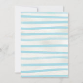 物干しガールプールパーティー誕生日 招待状 (裏面)