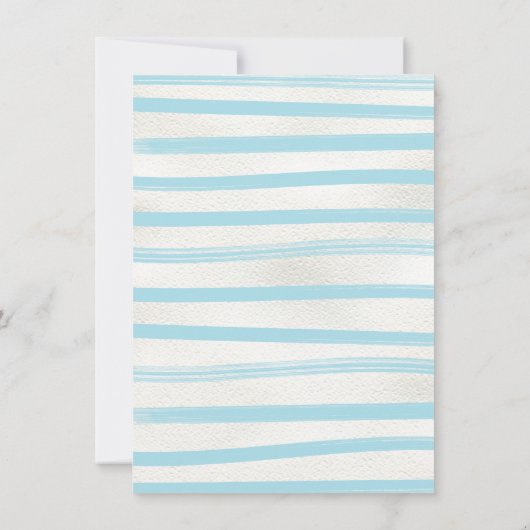 物干しガールプールパーティー誕生日 招待状 (裏面)