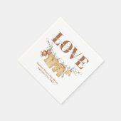 物干しベビーシャワー紙ナプキンス スタンダードカクテルナプキン (角)