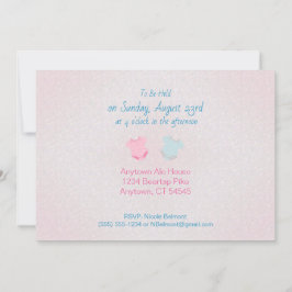 物干しレイエットベビーシャワー招待状 招待状