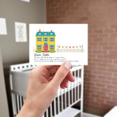 物干し式ベビーシャワー付おむつラッフルハウス エンクロージャーカード