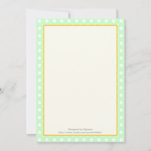 物干し男の赤ちゃんシャワーパーソナライズされた 招待状 (裏面)