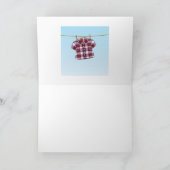 物干し – グリーティングカード (内部)