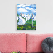 物干絵画し キャンバスプリント (インサイチュ (リビング))