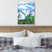 物干絵画し キャンバスプリント (インサイチュ (寝室))