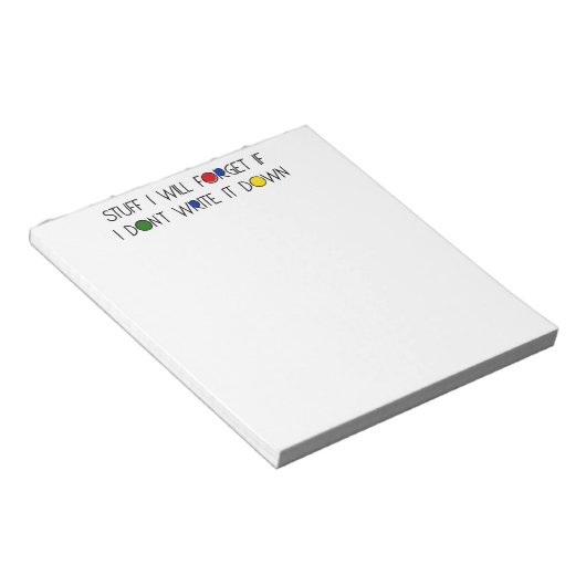 物忘れ... ノートパッド (アングル)