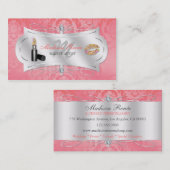 物惜しみしないグレープフルーツのモモのきらめくな美容師 名刺 (正面/裏面)