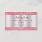 物惜しみしないグレープフルーツのモモのきらめくな美容師 名刺 (裏面)