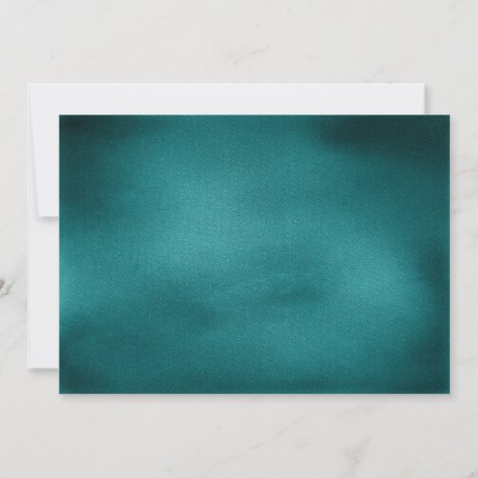 物惜しみしない孔雀は結婚式招待状に羽をつけます 招待状 (裏面)