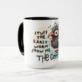 物早虫、コーヒーを見せてくれ マグカップ (正面左)