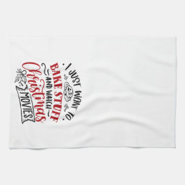 物時計クリスマスムービーを焼く キッチンタオル