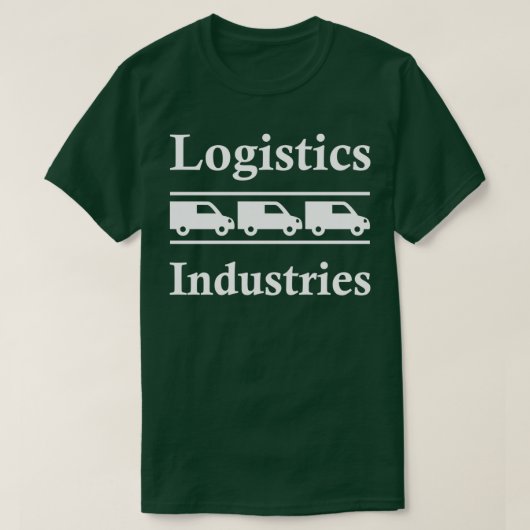 物流と輸送2 Tシャツ (デザイン正面)