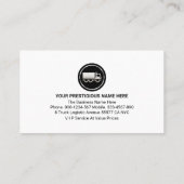 物流スタイリッシュ輸送明細行 名刺 (裏面)