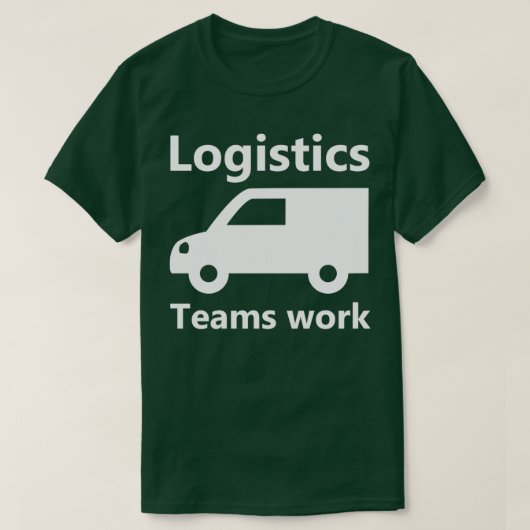 物流チーム作業3 Tシャツ (デザイン正面)