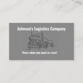 物流又は運送会社の名刺 名刺 (裏面)