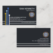 物流輸送カラーライン輸送 名刺 (正面/裏面)