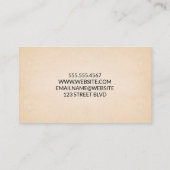 物流配送ドライバ 名刺 (裏面)