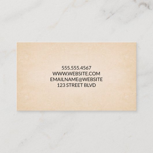 物流配送ドライバ 名刺 (裏面)