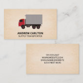 物流配送ドライバ 名刺 (正面/裏面)