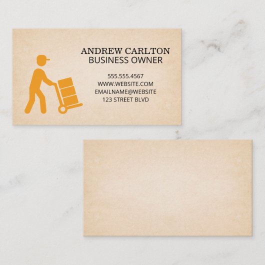 物流配送業者 名刺 (正面/裏面)