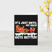 物理おもしろいセラピストクリスマスPtセラピストXm カード (黄色い花)