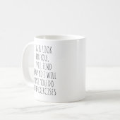 物理おもしろいセラピストドクター誕生日 コーヒーマグカップ (正面左)