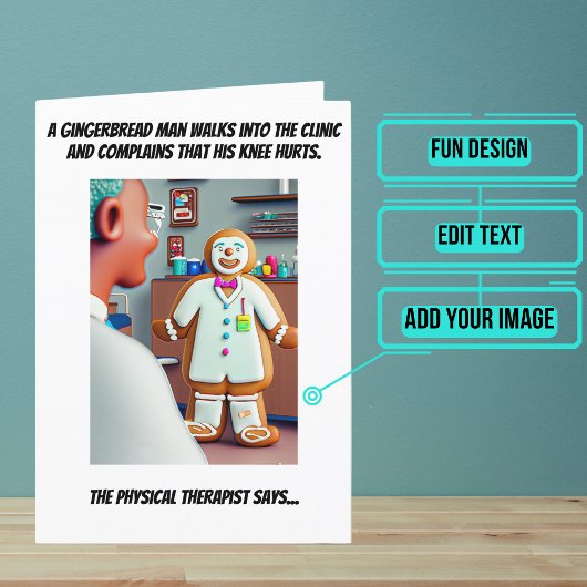 物理おもしろいセラピスト誕生日 カード