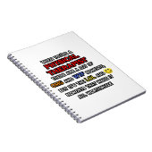 物理おもしろいセラピスト...OMG WTFロール ノートブック (右側)