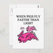 物理おもしろい上の冗談 ポストカード (正面/裏面)