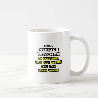 物理おもしろい先生Tシャツとギフト コーヒーマグカップ