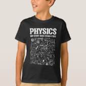物理おもしろい学先生物理学科学 Tシャツ (正面)