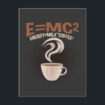 物理おもしろい学者コーヒーユーモア科学の中毒 ポストカード<br><div class="desc">科学笑わされる者への物理学の贈り物。物理おもしろい学者コーヒーユーモア科学は中毒になった。</div>