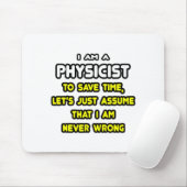 物理おもしろい学者Tシャツとギフト マウスパッド (マウス)