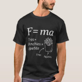 物理おもしろい学 Tシャツ (正面)